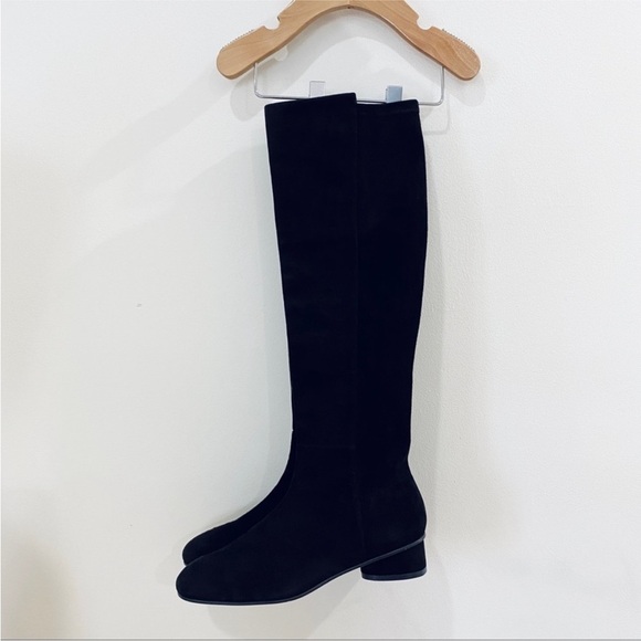 Stuart Weitzman stretch suede over the knee boots NEW - Picture 3 of 6